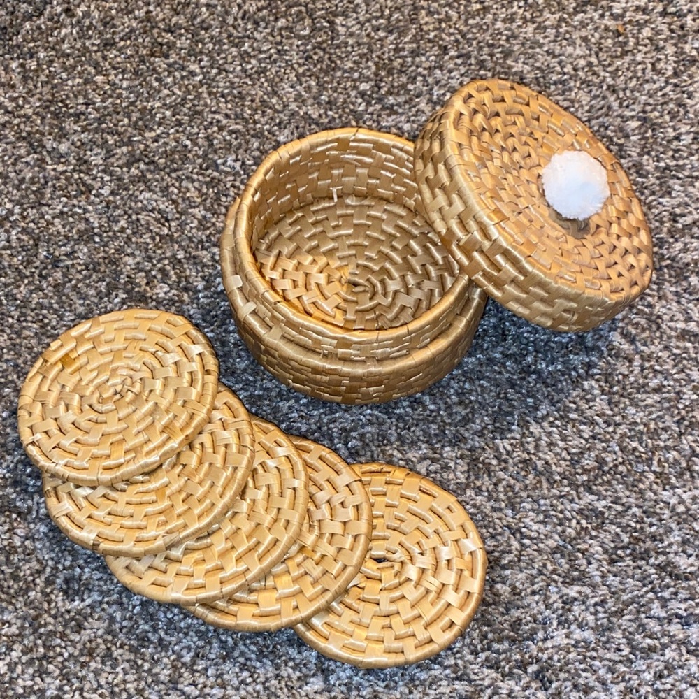 Woven Coaster Set
